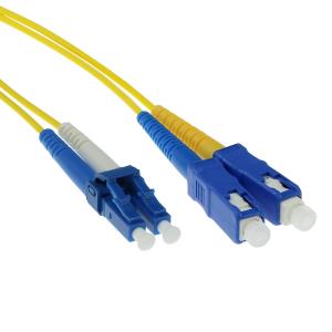 Fiber Patch Cable Lc/sc 9/125m Duplex Singlemode 5m Yellow
