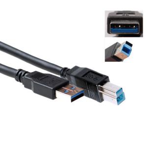 USB 3.0 Connection Cable USB A Male - USB B Male 5m