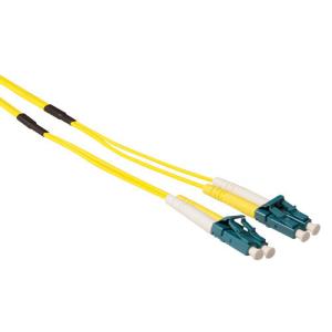 Fiber Optic Patch Cable Lc-lc 9/125m Os2 Duplex Ruggedized 30m Yellow