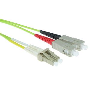 Fiber Optic Patch Cable Lc-sc 50/125m Om5 Duplex 50cm