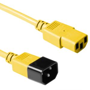 Power Cord C13 - C14 Yellow 5m
