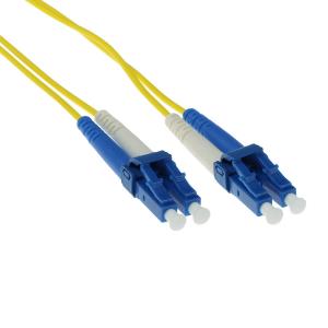 Fiber Patch Cable - 9/125 OS2 duplex with LC - 17m - Yellow