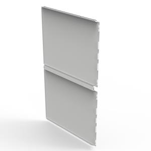 Side Panel - Slide In - 1000mm - 42u  - White With Mounting Set