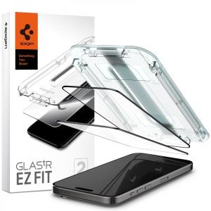 Screen Protector For iPhone 15 Pro 6.1in Glas.tR EZ Fit FC Black (2P)
