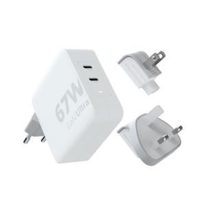 Travel Charger C2067 Gan Ultra 67w + USB-c Power Delivery Cable